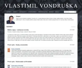 Vlastimilvondruska.cz(Vlastimil Vondruška) Screenshot