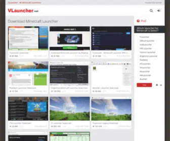 Vlauncher.net(Download Minecraft Launcher) Screenshot