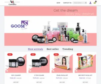 Vlcosmetics.in(Online Shopping for Beauty and Cosmetics Products in India) Screenshot