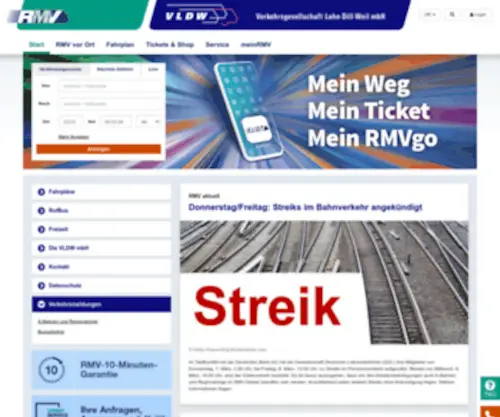 VLDW.de(Verkehrsgesellschaft Lahn) Screenshot