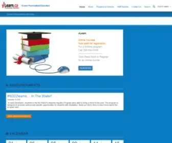 Vlearn.ca(VLearn Personalized Education) Screenshot
