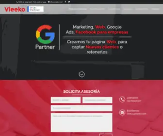 Vleeko.info(Agencia de diseño web en México) Screenshot