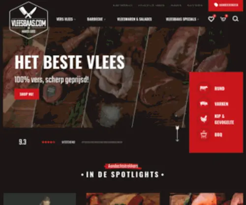 Vleesbaas.com(Slagerij webshop by Maros Goes) Screenshot