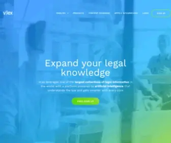 Vlex.com(Leaders in Legal AI) Screenshot