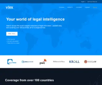 Vlex.org(Your World of Legal Intelligence) Screenshot