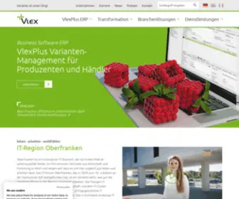 Vlexplus.com(ERP-System mit Variantenmanagement für Fertiger) Screenshot