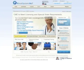 VLH.com(Online CME Courses) Screenshot