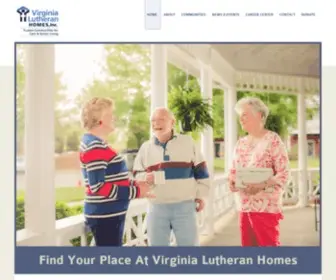 VLhnet.org(Virginia Lutheran Homes) Screenshot