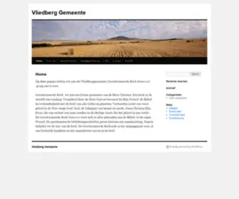 Vliedberggemeente.nl(Vliedberg Gemeente) Screenshot