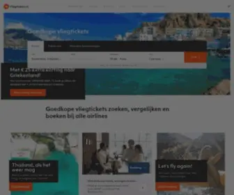 Vliegtickets.nl(Vliegtickets boeken) Screenshot