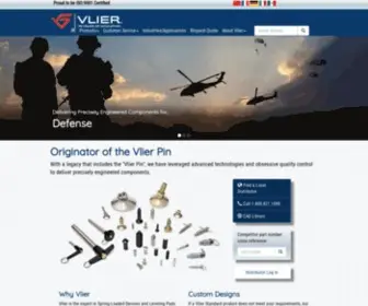 Vlier.com(Originator of the Vlier Pin) Screenshot