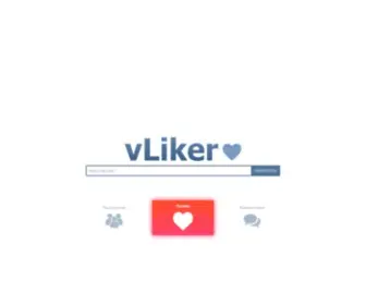 Vliker.ru(Накрутка сердечек/лайков ВКонтакте бесплатно онлайн) Screenshot