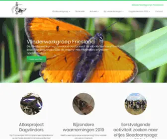 Vlinderwerkgroepfriesland.nl(Vlinderwerkgroep Friesland) Screenshot