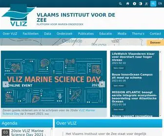 Vliz.vlaanderen(Vlaams Instituut voor de Zee) Screenshot