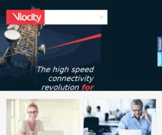 Vlocity.co.za(Vlocity Communications) Screenshot