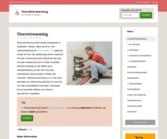 Vloerenverwarming.nl(Vloerverwarming, alles wat je moét weten) Screenshot