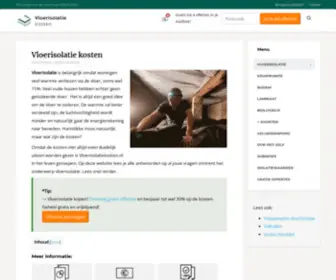 Vloerisolatiekosten.nl(Vloerisolatie) Screenshot