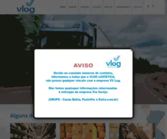 Vloglogistica.com.br(VLOG Logística) Screenshot