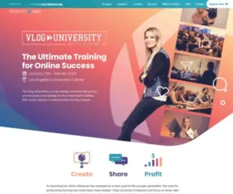 Vloguniversity.com(Vlog University) Screenshot