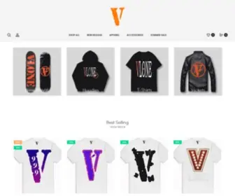 Vloneofficial.com(VLONE®) Screenshot