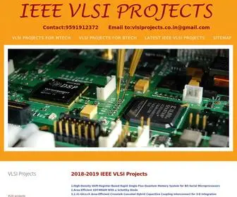 Vlsiprojects.co.in(VLSI Projects in Bangalore) Screenshot