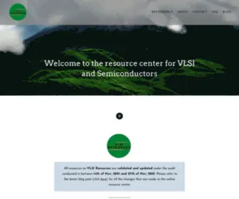 Vlsiresources.com(The resource center for VLSI and Semiconductors) Screenshot