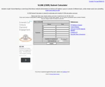 VLSM-Calc.net(Vlsm calculator) Screenshot