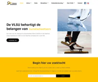 Vlsu.be(Vlaamse Schaatsunie vzw (VLSU)) Screenshot