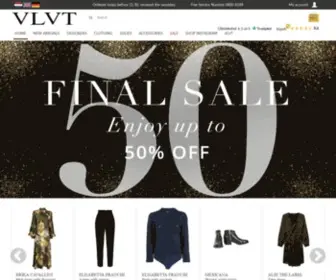 VLVT.nl(Online unieke designer items kopen. Bij VLVT vind je altijd de nieuwste collectie van o.a) Screenshot