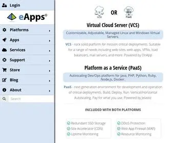 VM-Host.net(EApps Hosting) Screenshot