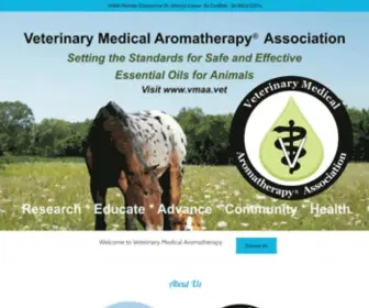 Vmaa.vet(Veterinary Medical Aromatherapy (R) Association) Screenshot