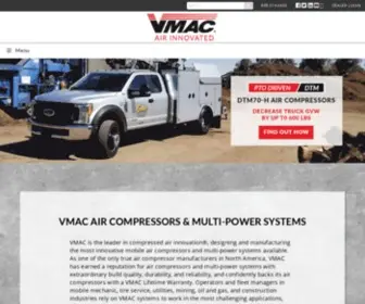 Vmacair.com(Vehicle Mounted Air Compressors) Screenshot