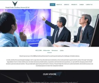 Vmarsh.com(Vmarsh Textile Consultancy Services (P) Ltd Home) Screenshot