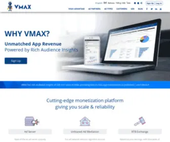 Vmax.com(Vmax // Home) Screenshot
