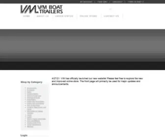 Vmboattrailers.com(VM boat trailers VM custom boat trailers VM Trailer) Screenshot