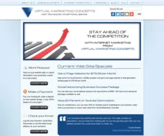 VMC3.com(Virtual Marketing Concepts Welcome to Virtual Marketing Concepts) Screenshot