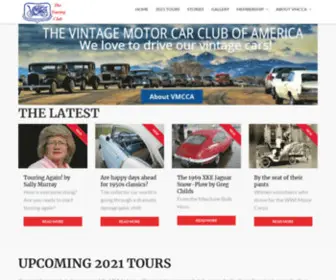 VMcca.org(The Vintage Motor Car Club of America) Screenshot