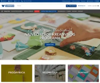 Vmcommerce.rs(Online prodaja kancelarijskog i kreativnog materijala) Screenshot