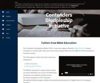 Vmcontenders.org(Tuition-Free Bible Education) Screenshot