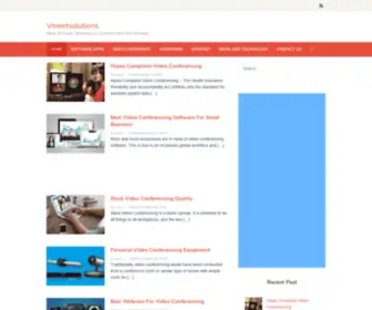 Vmeetsolutions.com(Video Conference And Communication Technology News) Screenshot