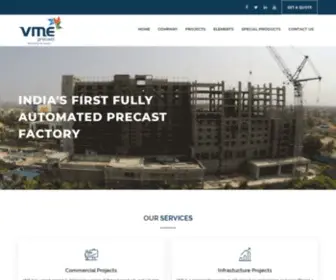 Vmeprecast.com(Precast Concrete Products) Screenshot