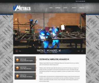 Vmetalsfab.com(Metal Fabrication) Screenshot