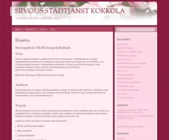 VMG-Siivous.com(Siivousvinkkejä) Screenshot