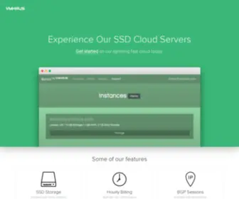 Vmhaus.com(High Performance SSD Cloud Servers) Screenshot