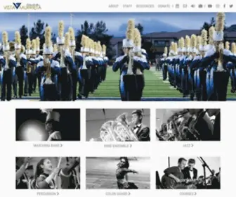 VMHsband.com(Vista Murrieta High School Marching Band) Screenshot