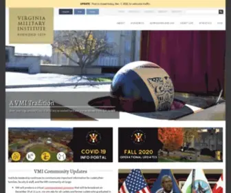 Vmi.edu(Virginia Military Institute (VMI)) Screenshot