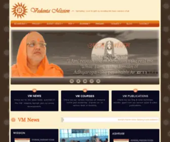 Vmission.org.in(By revealing the basic oneness of all) Screenshot