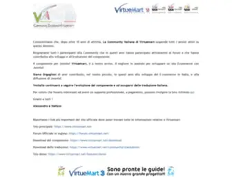 Vmitalia.net(Virtuemart Italia) Screenshot