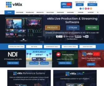 Vmix.com(Live Video Streaming Software) Screenshot