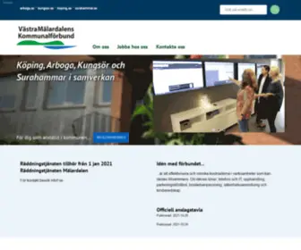 VMKFB.se(Västra Mälardalens kommunalförbund) Screenshot
